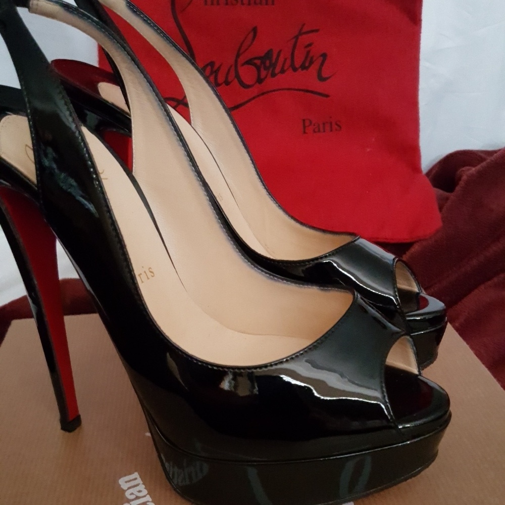 Christian Louboutin  Private Number Sling Back